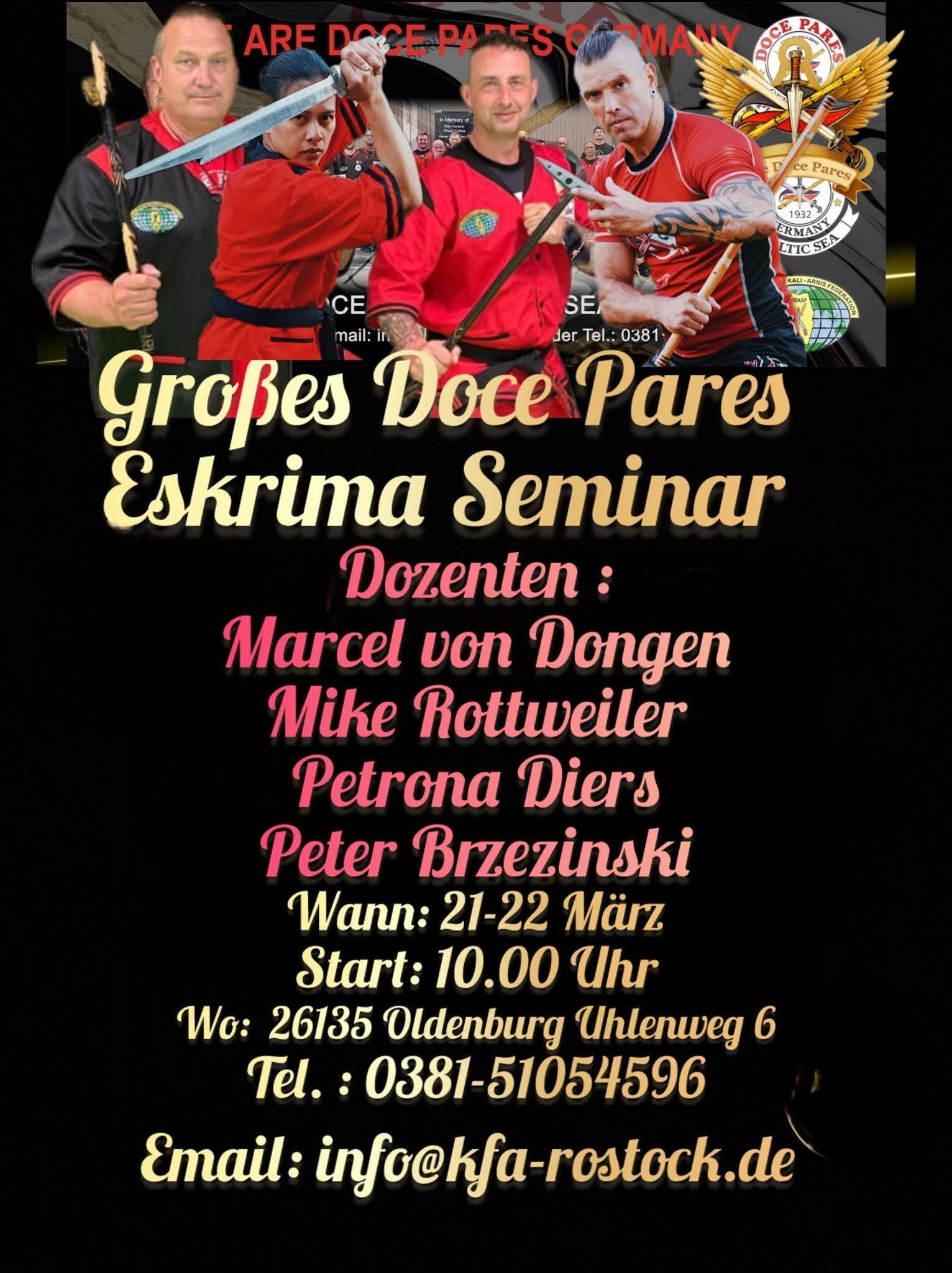 Eskrima Intensiv-Seminar