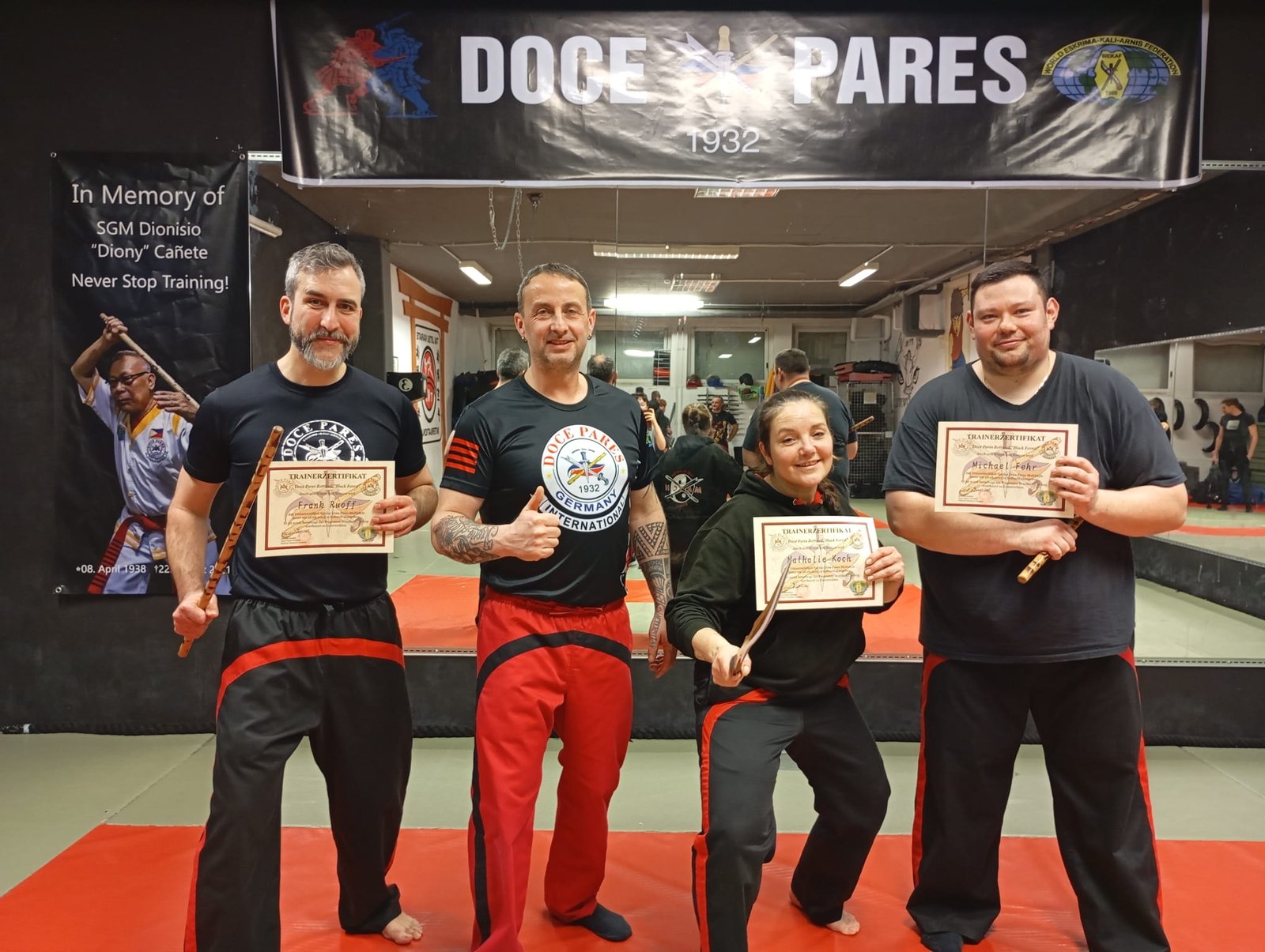 Doce Pares Wettkampf - Turnier Teilnahme