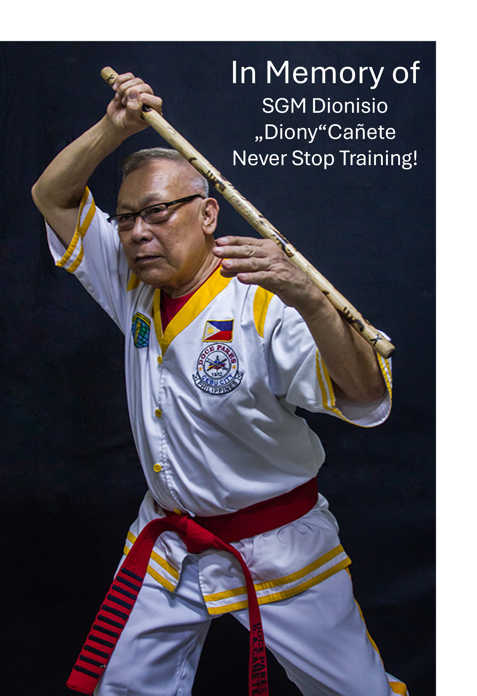 Legendärer Großmeister der philippinischen Kampfkünste