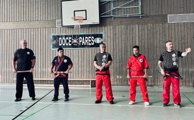 Doce Pares Stockformen - Traditionelle Kata