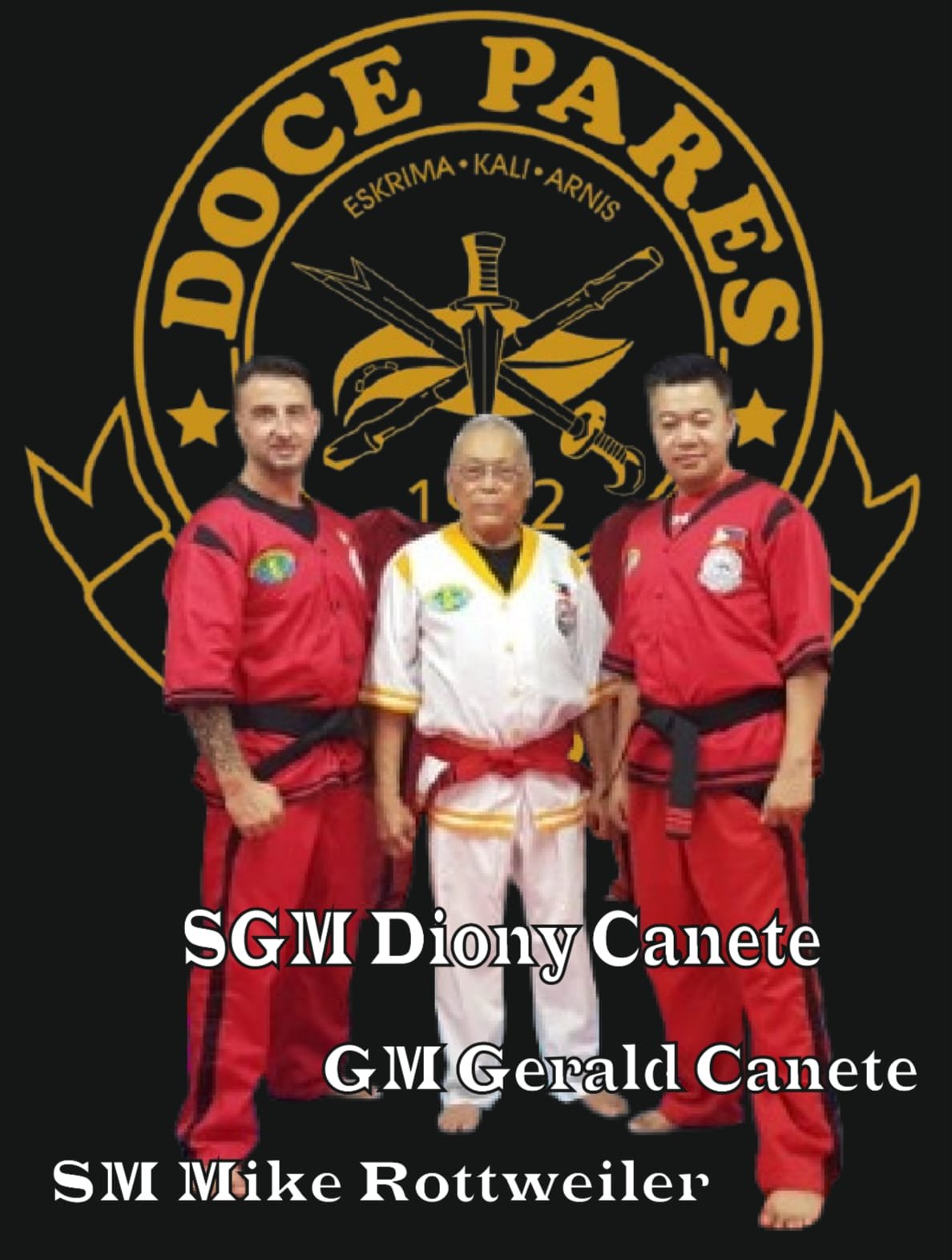 Doce Pares Training - SGM Diony Canete, GM Gerald Canete, SM Mike Rottweiler