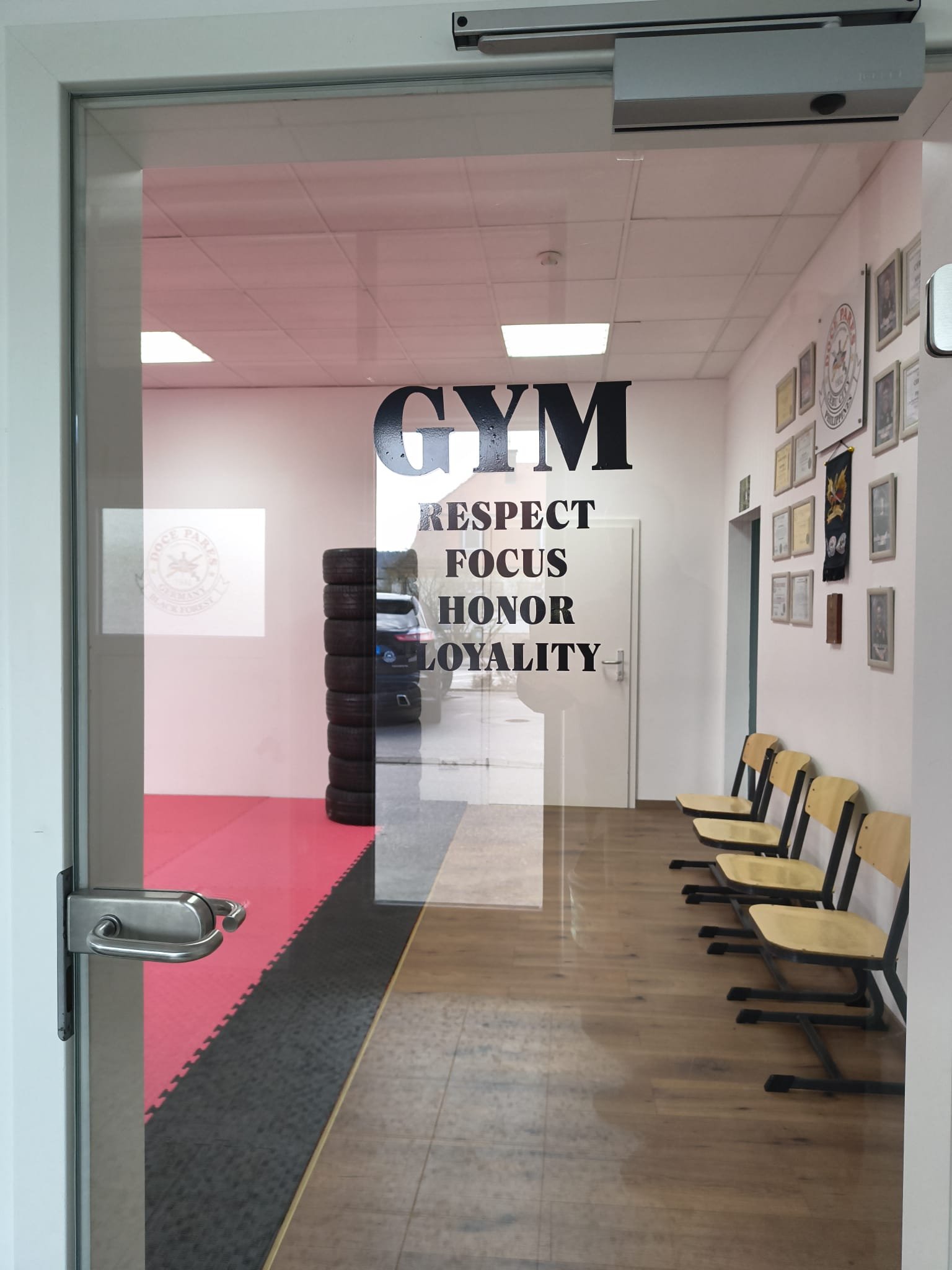 Kampfmatten & Trainingsbereich